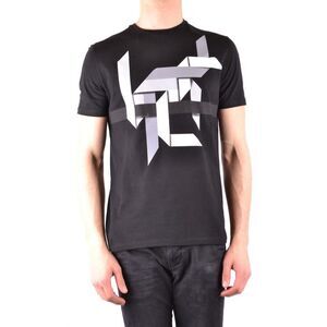 Neil Barrett Graphic Print Tee Men black Shirts